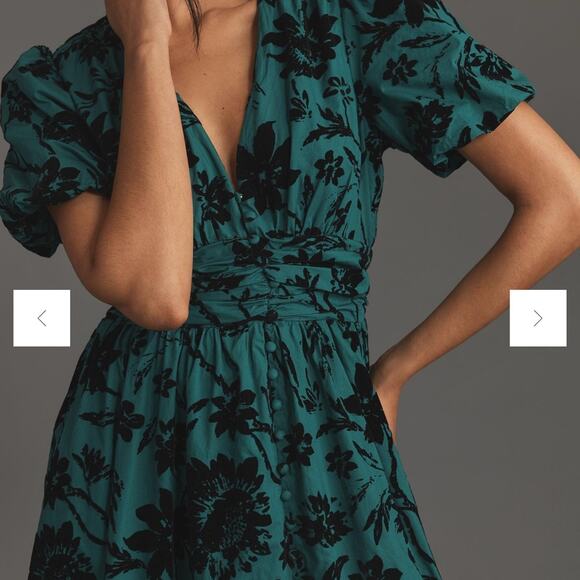 Anthropologie Katerina Button Front Dress XXS - Picture 2 of 6